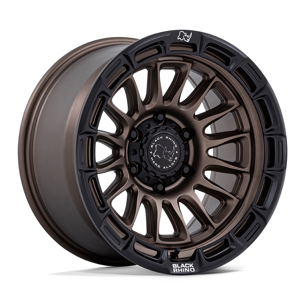 Black Rhino Hard Alloys Br025 Rival 20X9 +1 Burnt Bronze W/ Matte Blk-Lp