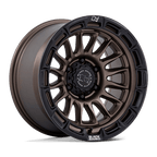 Black Rhino Hard Alloys Br025 Rival 17X8.5 +10 Burnt Bronze W/ Matte Blk-Lp