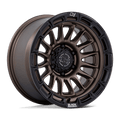 Black Rhino Hard Alloys Br025 Rival 20X9 +1 Burnt Bronze W/ Matte Blk-Lp