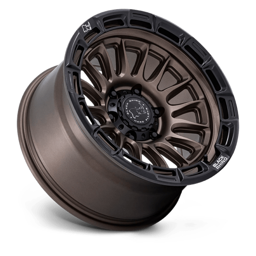 Black Rhino Hard Alloys Br025 Rival 17X8.5 +10 Burnt Bronze W/ Matte Blk-Lp