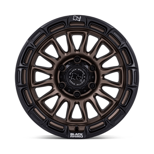 Black Rhino Hard Alloys Br025 Rival 20X9 +1 Burnt Bronze W/ Matte Blk-Lp