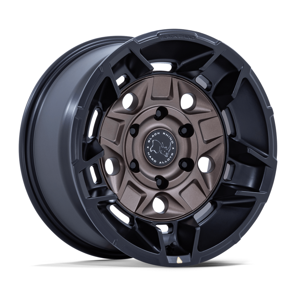 Black Rhino Hard Alloys Br028 Guard 17X8.5 +35 Burnt Bronze W/ Matte Blk-Lp