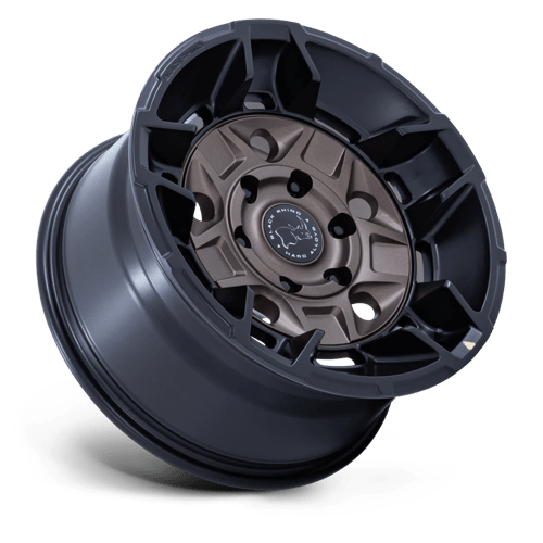 Black Rhino Hard Alloys Br028 Guard 17X8.5 +25 Burnt Bronze W/ Matte Blk-Lp