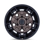 Black Rhino Hard Alloys Br028 Guard 17X8.5 +25 Burnt Bronze W/ Matte Blk-Lp
