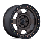 Black Rhino Hard Alloys Br029 Trooper 17X8.5 +25 Burnt Bronze W/ Matte Blk-Lp