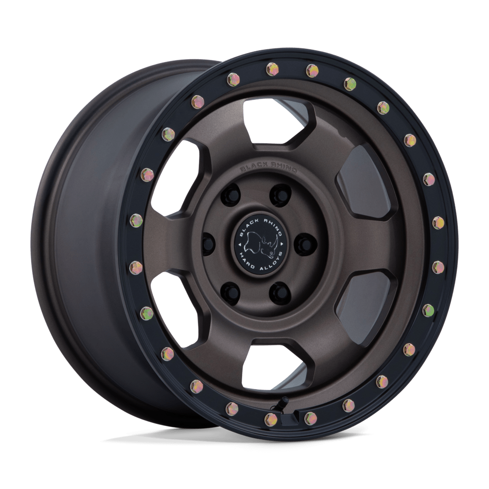 Black Rhino Hard Alloys Br029 Trooper 17X8.5 +25 Burnt Bronze W/ Matte Blk-Lp