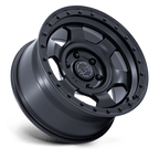 Black Rhino Hard Alloys Br029 Trooper 17X8.5 +25 Matte Black