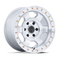 Black Rhino Hard Alloys Br029 Trooper 17X8.5 +0 Gloss Silver W/ Machined Face