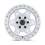 Black Rhino Hard Alloys Br029 Trooper 17X8.5 +0 Gloss Silver W/ Machined Face