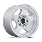 Black Rhino Hard Alloys Br031 Sol 17X8 +38 Gloss Silver W/ Machined Face