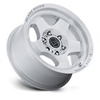 Black Rhino Hard Alloys Br031 Sol 17X8 +20 Gloss Silver W/ Machined Face