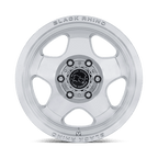 Black Rhino Hard Alloys Br031 Sol 17X9 +12 Gloss Silver W/ Machined Face