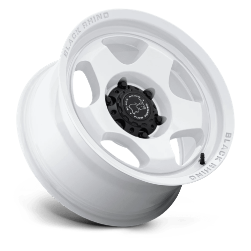 Black Rhino Hard Alloys Br031 Sol 17X8.5 +0 Gloss White