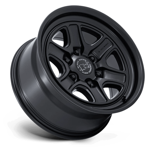 Black Rhino Hard Alloys Br032 Echo 17X8.5 +25 Matte Black