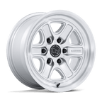 Black Rhino Hard Alloys Br032 Echo 18X9 +12 Gloss Silver W/ Machined Face