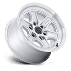 Black Rhino Hard Alloys Br032 Echo 18X9 +12 Gloss Silver W/ Machined Face