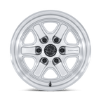Black Rhino Hard Alloys Br032 Echo 17X8.5 +25 Gloss Silver W/ Machined Face