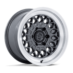 Black Rhino Hard Alloys Br034 Graz 17X8.5 +25 Gloss Gunmetal W/ Machined Lip