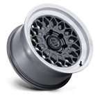 Black Rhino Hard Alloys Br034 Graz 17X8.5 +0 Gloss Gunmetal W/ Machined Lip