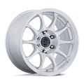 Black Rhino Hard Alloys Br038 Ronin 17X8.5 +25 Gloss Silver W/ Machined Face
