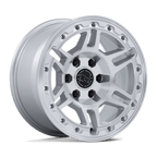 Black Rhino Hard Alloys Br039 Vanguard 20X9 +15 Gloss Silver W/ Machined Face
