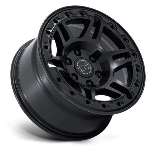 Black Rhino Hard Alloys Br039 Vanguard 17X8.5 +25 Matte Black