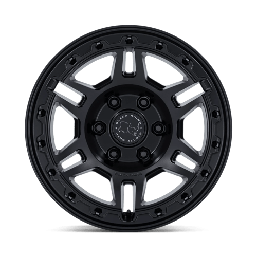 Black Rhino Hard Alloys Br039 Vanguard 17X8.5 +25 Matte Black