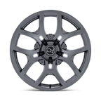 Black Rhino Hard Alloys Br406 Rockledge 20X8.5 +35 Matte Gunmetal