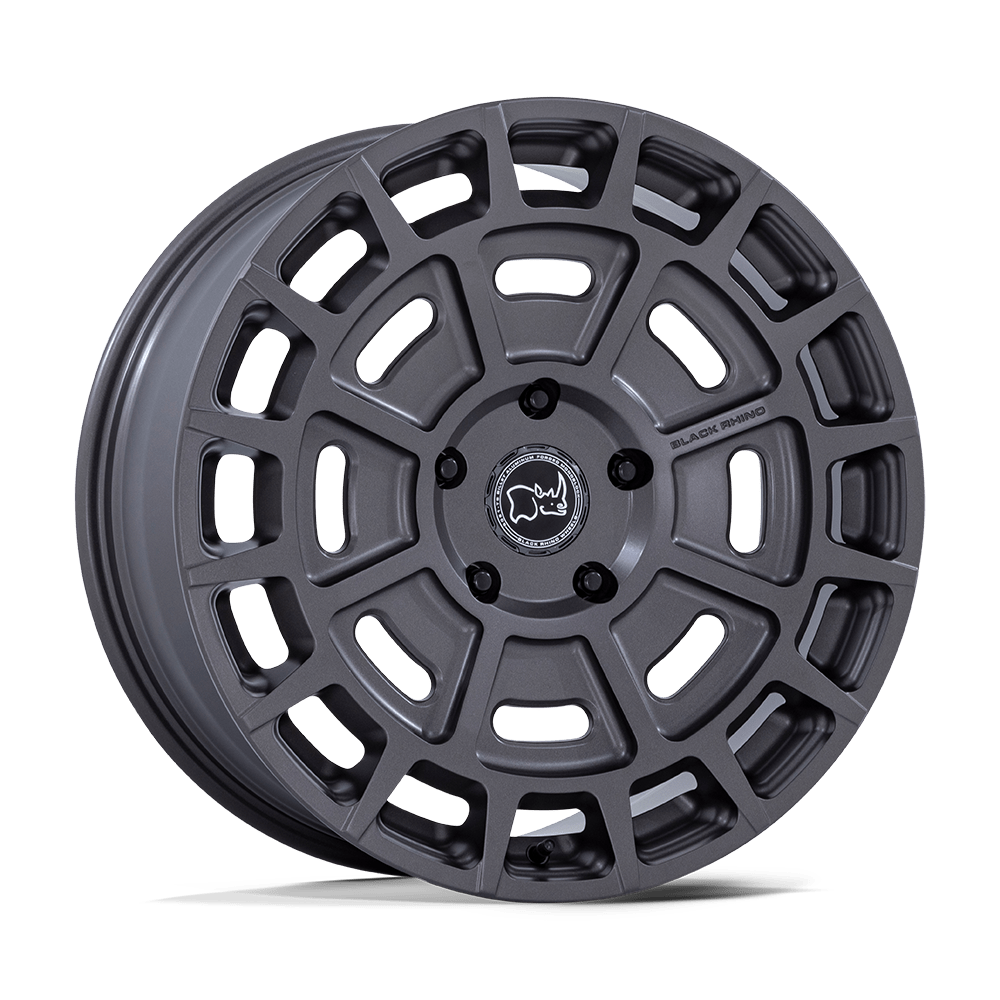 Black Rhino Hard Alloys Br404 Voltaic 20X8.5 +35 Matte Gunmetal