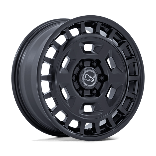 Black Rhino Hard Alloys Br405 Rover 17X8 +32 Matte Black W/ Gloss Black Lip