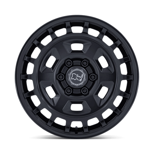 Black Rhino Hard Alloys Br405 Rover 17X8 +32 Matte Black W/ Gloss Black Lip