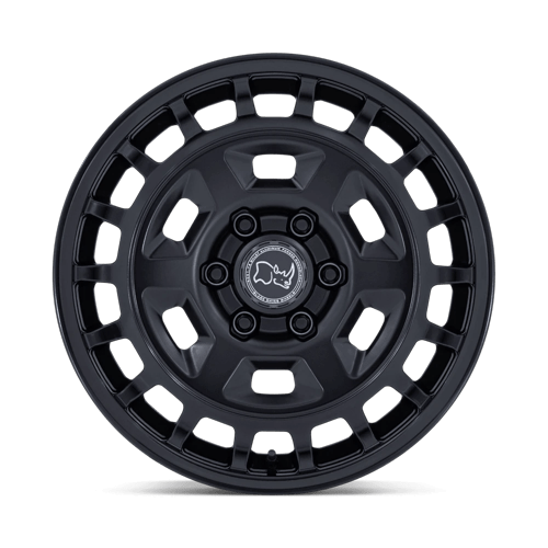 Black Rhino Hard Alloys Br405 Rover 17X8 +32 Matte Black W/ Gloss Black Lip
