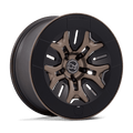 Black Rhino Hard Alloys Br406 Rockledge 20X8.5 +35 Matte Bronze