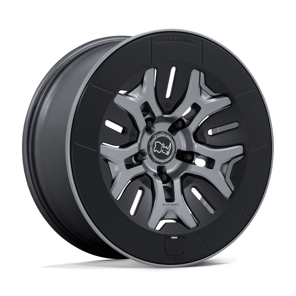 Black Rhino Hard Alloys Br406 Rockledge 20X8.5 +35 Matte Gunmetal