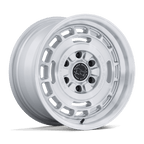 Black Rhino Hard Alloys Br600 Vagabond 17X8.5 +0 Gloss Silver W/ Machined Face