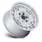 Black Rhino Hard Alloys Br600 Vagabond 17X8 +32 Gloss Silver W/ Machined Face