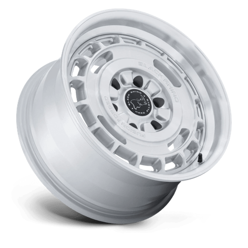 Black Rhino Hard Alloys Br600 Vagabond 17X8.5 +0 Gloss Silver W/ Machined Face