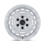 Black Rhino Hard Alloys Br600 Vagabond 17X8.5 +0 Gloss Silver W/ Machined Face