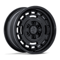 Black Rhino Hard Alloys Br600 Vagabond 17X8 +32 Matte Black W/ Gloss Black Lip