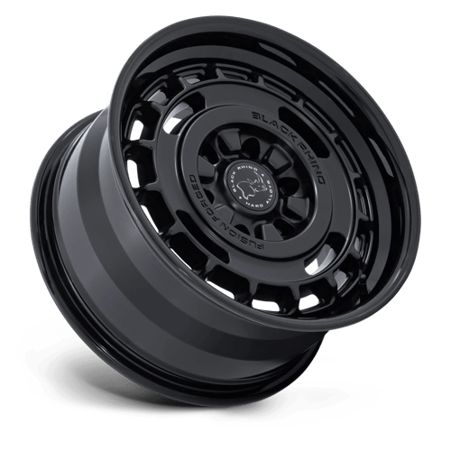 Black Rhino Hard Alloys Br600 Vagabond 17X8.5 +0 Matte Black W/ Gloss Black Lip