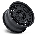 Black Rhino Hard Alloys Br600 Vagabond 17X8.5 +25 Matte Black W/ Gloss Black Lip