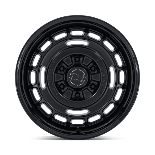 Black Rhino Hard Alloys Br600 Vagabond 17X8.5 +0 Matte Black W/ Gloss Black Lip