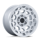 Black Rhino Hard Alloys Br026 Congo 17X8.5 +25 Gloss Silver W/ Machined Face