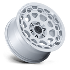 Black Rhino Hard Alloys Br026 Congo 17X8.5 +35 Gloss Silver W/ Machined Face
