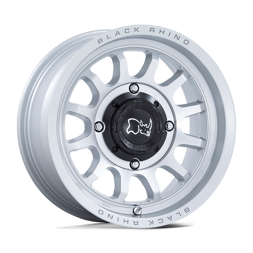 Black Rhino Hard Alloys - Utv Rapid Utv 15X7 +10 Hyper Silver W/ Machined Face