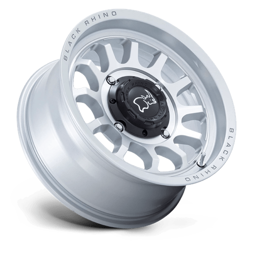 Black Rhino Hard Alloys - Utv Rapid Utv 14X7 +10 Hyper Silver W/ Machined Face