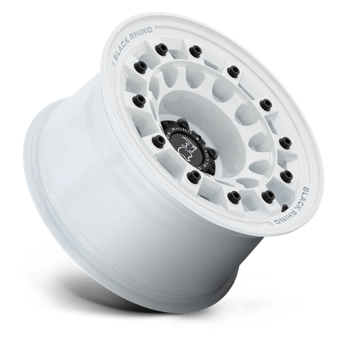 Black Rhino Hard Alloys Fuji 17X8 +20 Gloss White