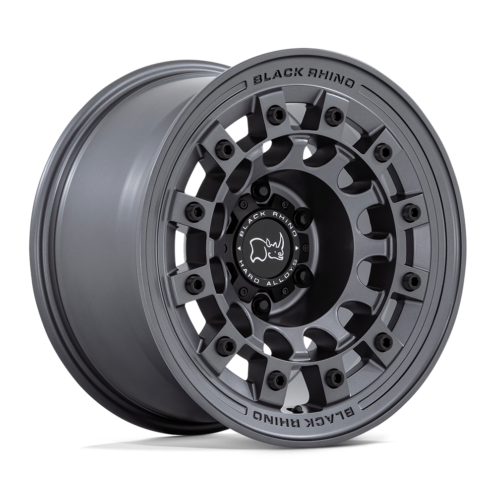 Black Rhino Hard Alloys Fuji 17X8 +20 Matte Gunmetal