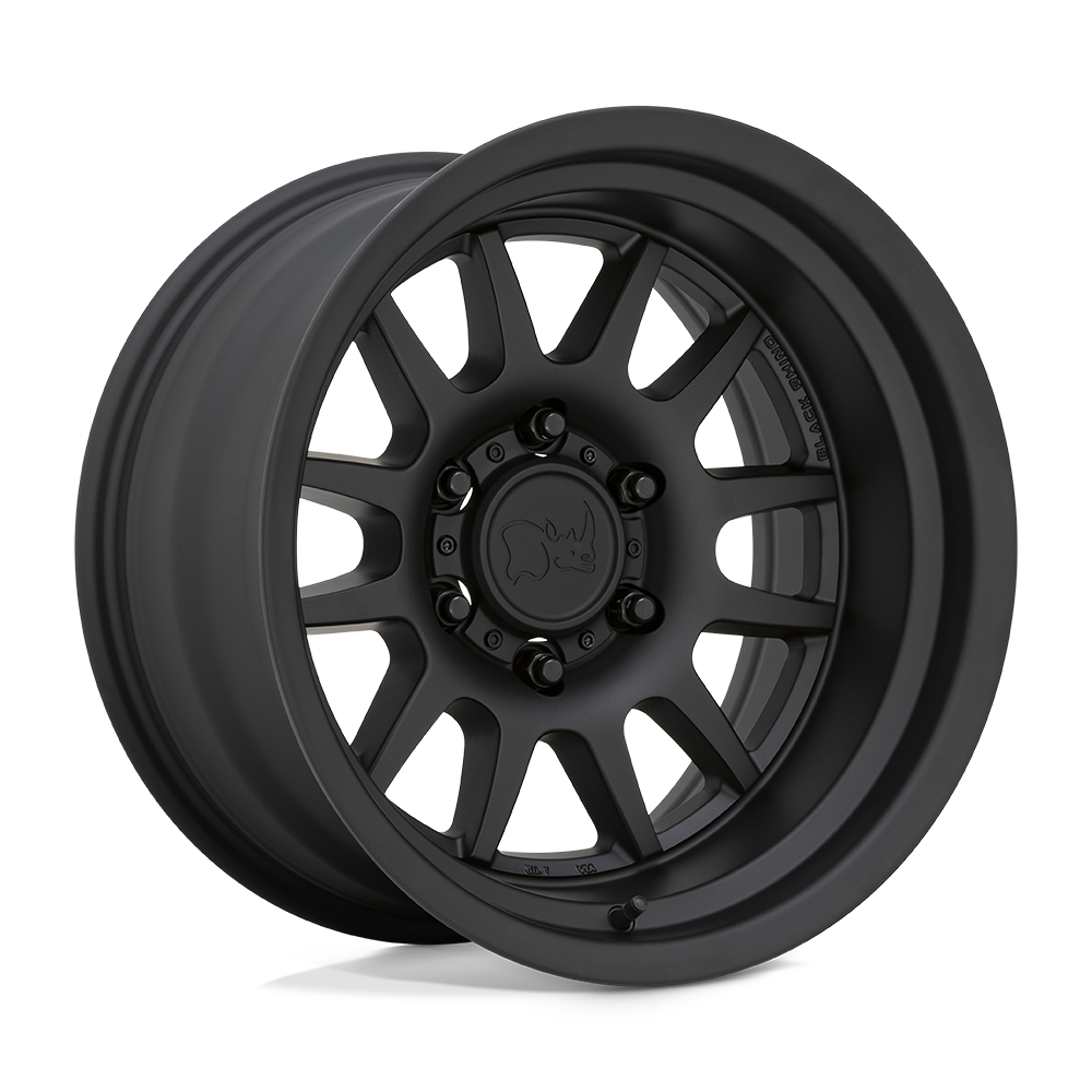 Black Rhino Hard Alloys Guide 17X9 -38 Matte Black