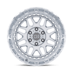 Black Rhino Hard Alloys Holcomb 17X9.5 -12 Gloss Silver W/ Mirror Cut Fac